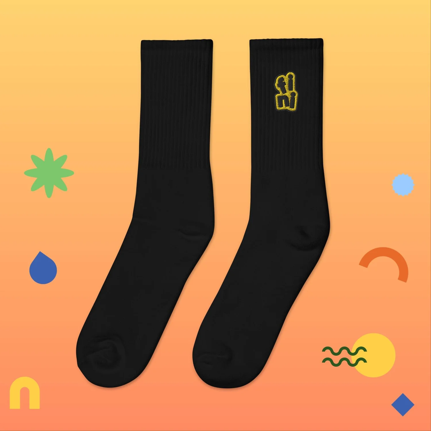 Embroidered socks — image 1 of 2