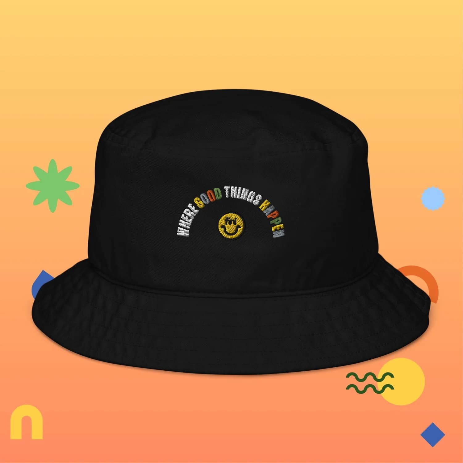 Organic bucket hat